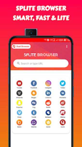 Splite Browser - All social media + Dual Browser0