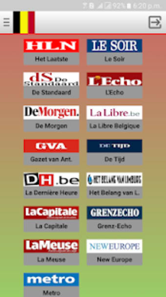 Belgium Newspapers1