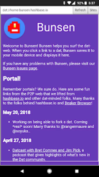 Bunsen Browser0