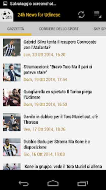 Udinese 24h0