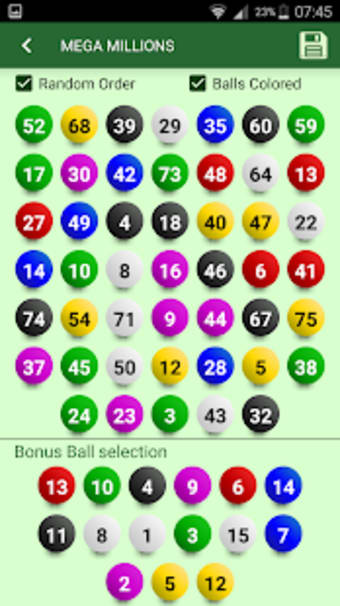 Lottery Generator & Statistics1