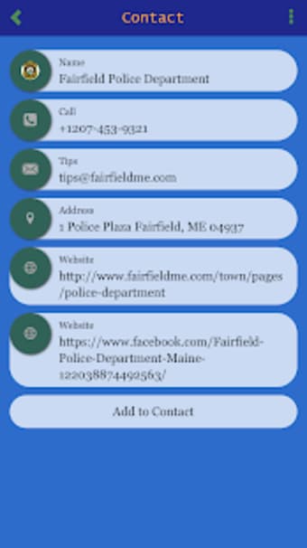 Fairfield Maine Police Department0