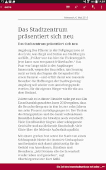 Wochenzeitung - extra1