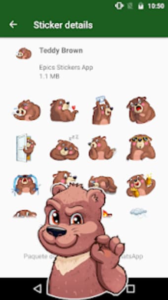 WAstickerApps Teddy Bears and Bears Stickers2