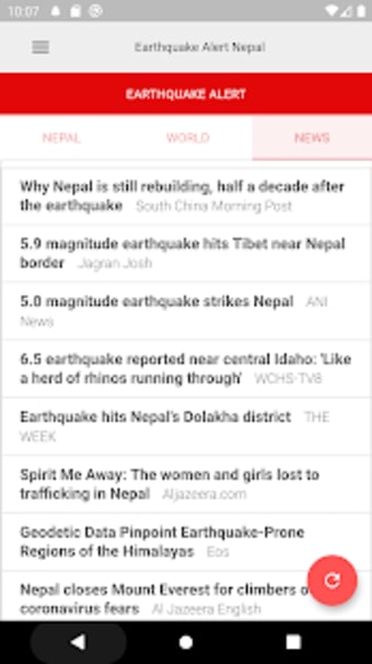 Earthquake Nepal - Alerts & Updates0