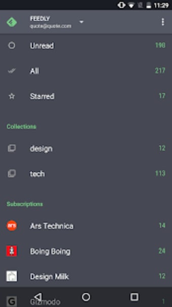 Newsfold | Feedly RSS reader3