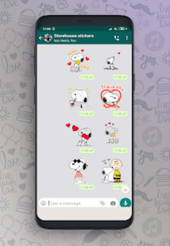 New Cute Snoopy Stickers For WAStickerApps2