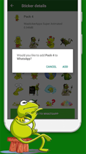 Kermit Stickers 2020- Kermit Memes Wastickerapps3