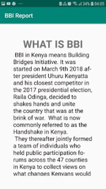 BBI Report app - Government of Kenya2