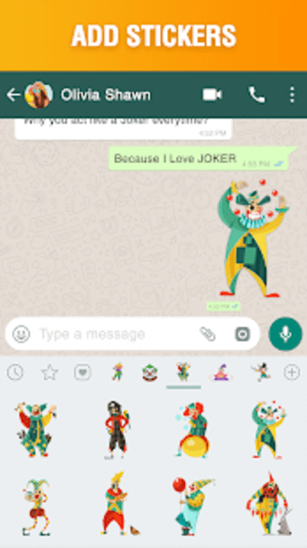 New Joker Stickers for whatsapp: WAStickerApps0