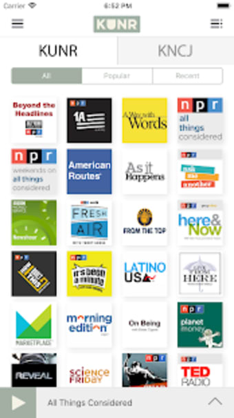 KUNR Public Radio App2