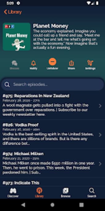 Podcast Player & Podcast App - Podalong0