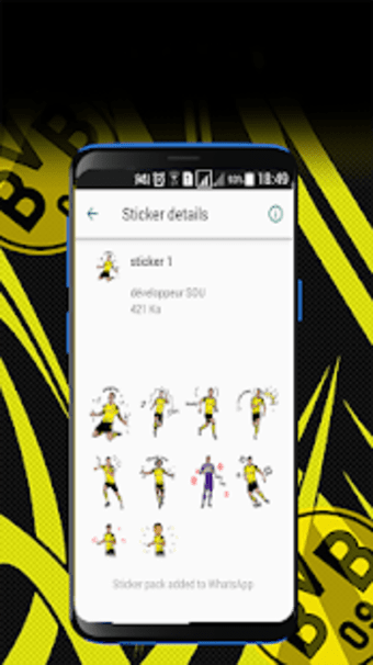 Borussia Dortmund Stickers for WhatsApp0