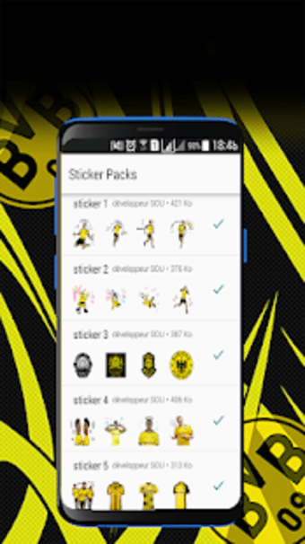 Borussia Dortmund Stickers for WhatsApp3