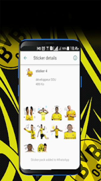 Borussia Dortmund Stickers for WhatsApp2