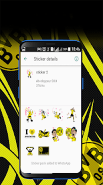 Borussia Dortmund Stickers for WhatsApp1