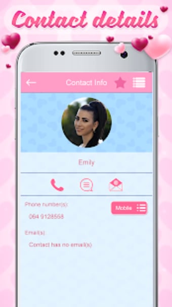 Heart Caller Screen Dialer Theme0