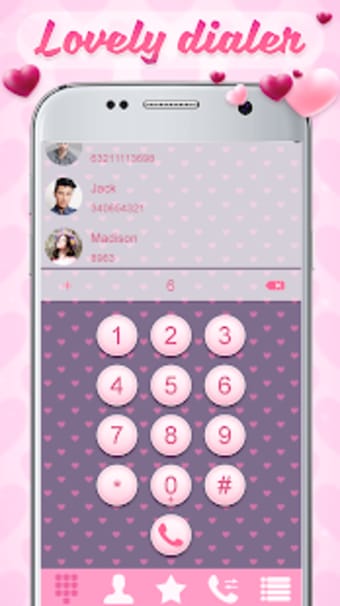 Heart Caller Screen Dialer Theme3