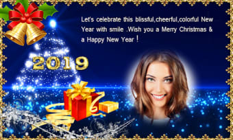 2019 Christmas New Year Greetings Photo Frames0