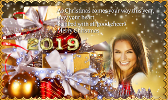 2019 Christmas New Year Greetings Photo Frames2