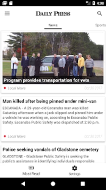 Escanaba Daily Press1