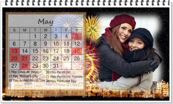 Calendar 2018 photo Frame Wallpaper HD1