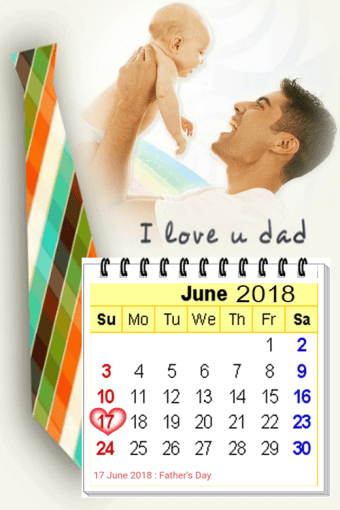 Calendar Photo Frame 20193