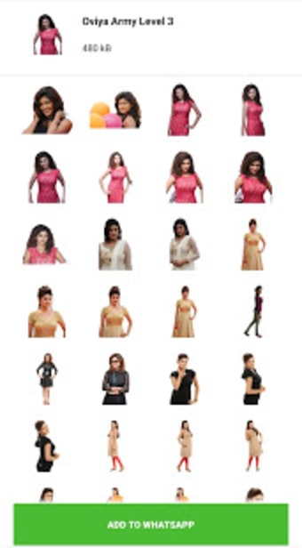 Oviya Army Stickers0