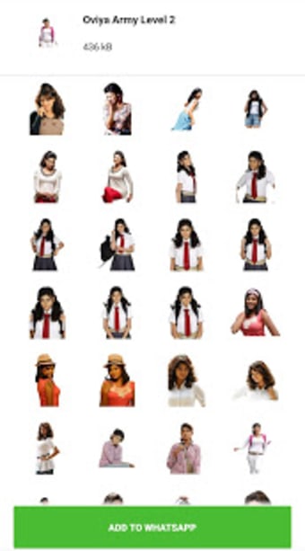 Oviya Army Stickers3