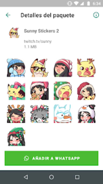 Stickers Sunny Twitch for Whatsapp0