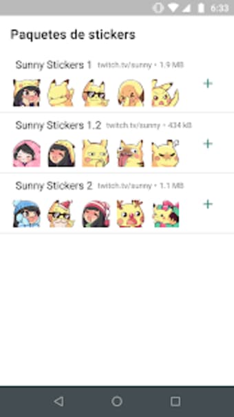 Stickers Sunny Twitch for Whatsapp1