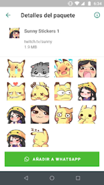 Stickers Sunny Twitch for Whatsapp3