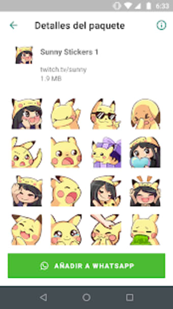 Stickers Sunny Twitch for Whatsapp2