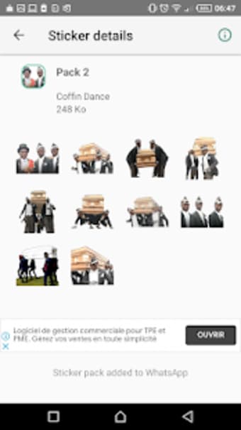 Coffin Dance Meme Stickers WastickerApps2