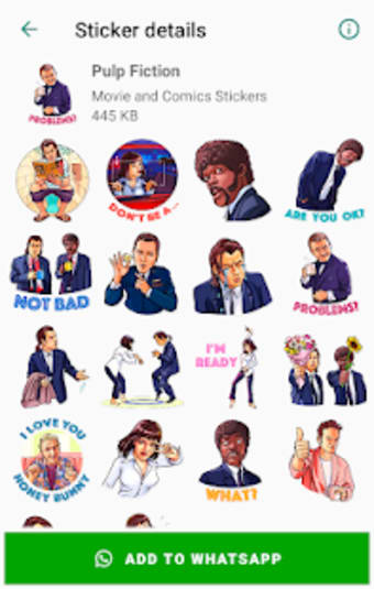 Movie & Comics Stickers for WhatsApp WAStickerApps0