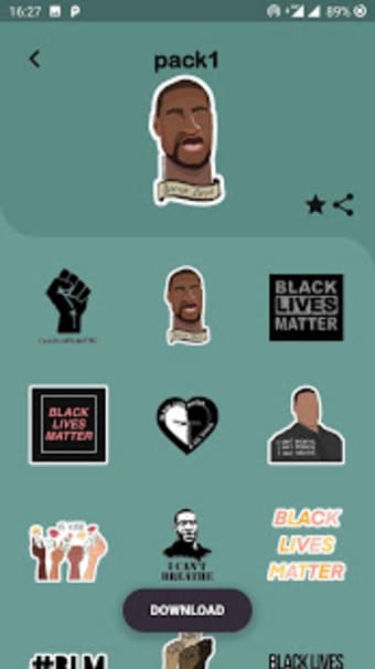 WAStickerApps Black Lives Matter2