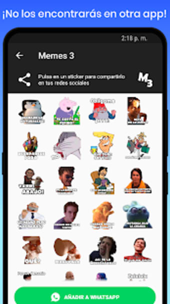 Memepedia sin internet - Stickers de memes para WA1