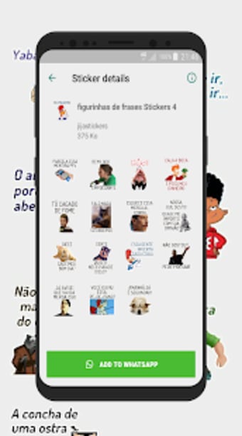 WAStickersapp figurinhas de frases diversas0