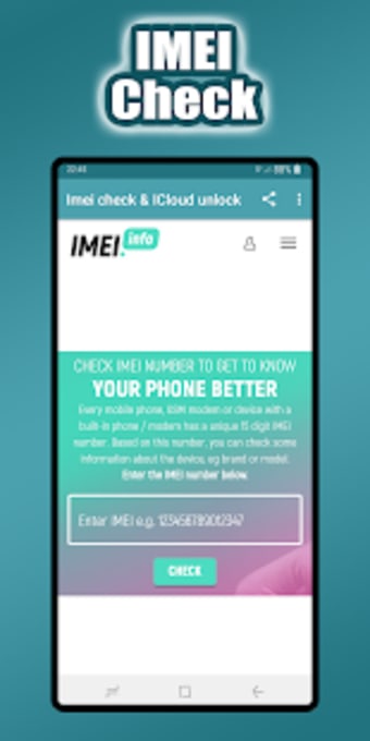 IMEI check & ICloud unlock0