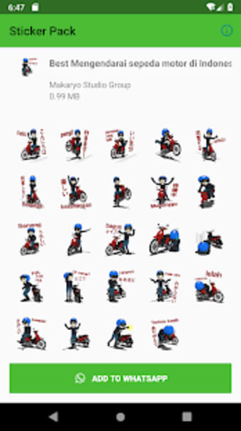 Best WAStickerApps Motor Stickers Sticker Pack New1