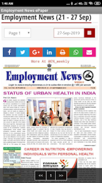 Employment News -   -1