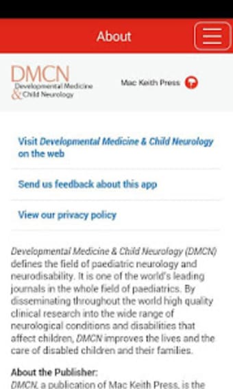 Dev Medicine & Child Neurology0