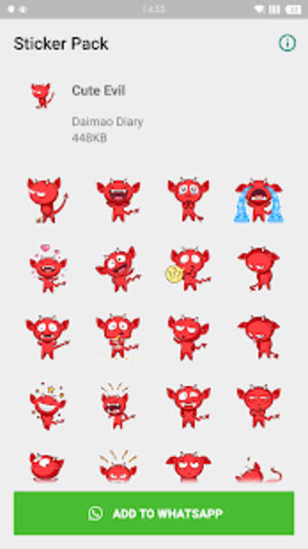 WAStickerApps - Cute Evil2