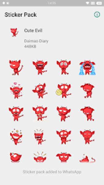 WAStickerApps - Cute Evil3