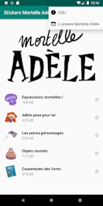 Stickers Mortelle Adle2