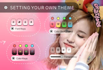 Mina Twice Keyboard Theme2