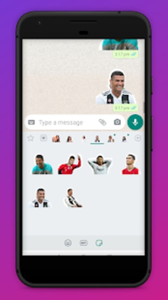 Ronaldo Stickers for Whatsapp0