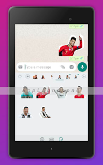 Ronaldo Stickers for Whatsapp2