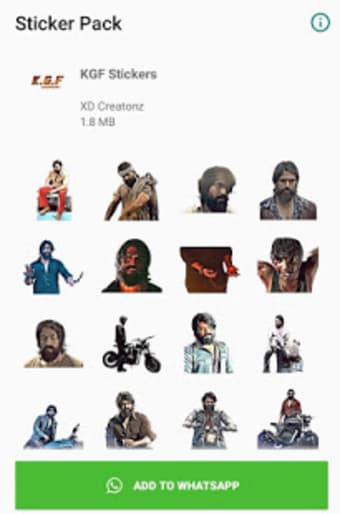 KGF Sticker - WAStickerApps2