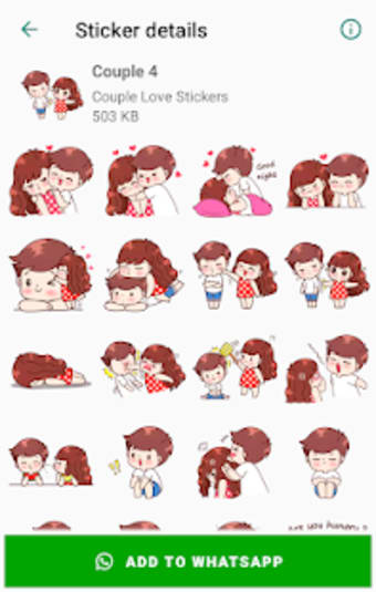 Couple Love Stickers for WhatsApp - Wastickerapps0